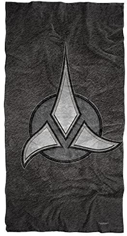 Star Trek Klingon Empire Strandtuch, offizielles Lizenzprodukt, 76,2 x 152,4 cm