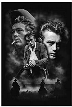 Uglyshirt89 James Dean Premium Leinwand | Keilrahmen Bild Gemälde Wandbild | M1 (45 x 30 cm)