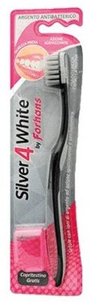 Forhans Silver4White Zahnbürste mit Silberionen, 1 Stück