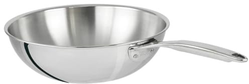 Cristel | Wok Inox Castel'Pro Fixe 28 cm Diámetro 28 cm