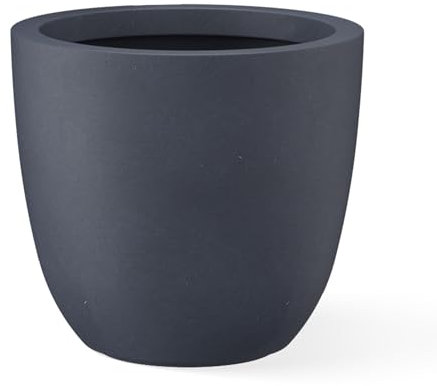 Kante Jardinière en béton, Anthracite, 45,7 cm de Large