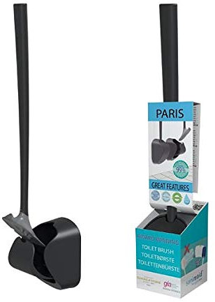 Sanimaid - Paris - Toilettenreiniger - Schwarz - Mit Wandhalterung
