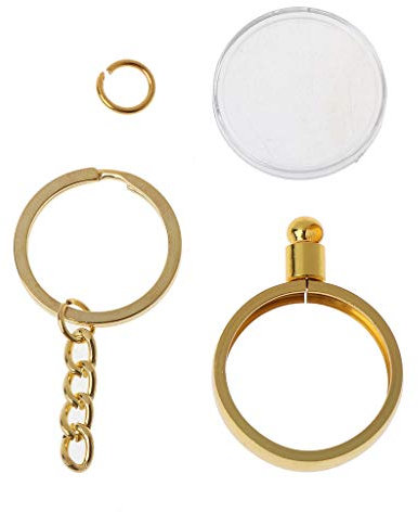 Lijun Porte-clés Porte-monnaie Commémoratif Médaille Pendentif Pièce Souvenir Or