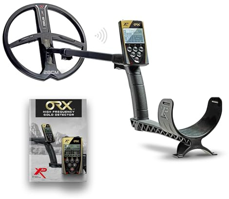 Detector XP Metal Detectors ORX - Dedicado a la búsqueda de Reliquias - con Plato de 28 cm - 35 Frecuencias, Mando a Distancia y vástago S-Telescópico Lite (ORX-28X35RC)