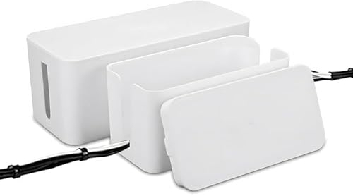 Organizador de Cables para el Almacenamiento de Zapatillas eléctricas, recogedor de Cables, Caja de Cables, Elegante decodificador para Cables, Cables Ocultos para Seguridad doméstica …
