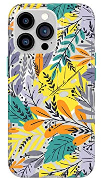 tech21 Evo Art iPhone 13 Pro Floral Bouquet – Compatible with Apple Magsafe Integrated Protective Phone Case with 12ft Multi-Drop Protection