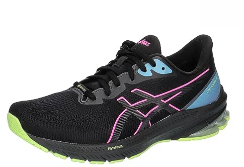 ASICS Damen GT-1000 12 GTX Sneaker, Black/HOT PINK, 39 EU
