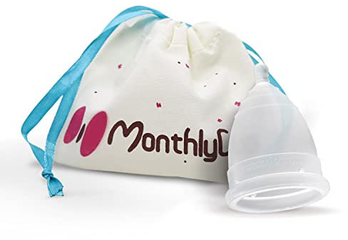 MonthlyCup - Coppetta mestruale Made in Sweden | Taglia Plus | Per cicli forti | Riutilizzabile | 100% silicone medico