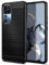 Qiinogow Hülle Kompatibel mit Xiaomi 12T/12T Pro, Ultradünne Handyhülle Mit Stoßdämpfung, Schutzhülle aus Kohlefaser-TPU (Schwarz)