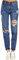 Roskiky Damen Hosen Sommer 7/8 Hose Damen Sommer Damen Hosen Bequem Damen Hosen Jeans Jeans Hosen Damen Jeans Damen Hellblau Jeans Damen Große Größe Blau XL