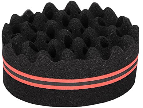 Haarschwammbürste für Männer und Frauen, Locken, Große Löcher, Friseur-Haarbürste, Schwamm, Dreads, Locking, Afro-Locken, Spule, Welle, Haarpflege-Werkzeug
