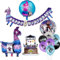 12PCS Video Game Cupcake Toppers, 1PCS Banner 12PCS Latex Balloons Battle Cake Toppers Decorations set, Video Game Cake Decorations Party Supplies