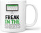 Freak in The Sheets Lustige Excel-Speadsheet-Geschenk für Buchhalter, Keramik, 325 ml, Weiß