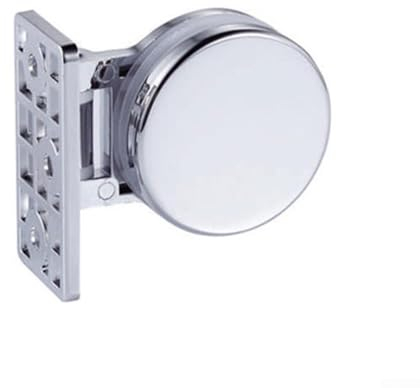 Glastür-Scharnier-Set, Waschbecken, Duschwanne, Glasscharnier, Zubehör, Klemme für Badezimmer, Dusche, Glastür, Schrank (einseitiges Scharnier)