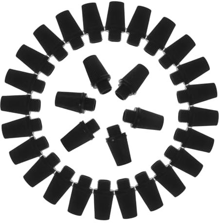 HOMSFOU 50stücke Kabelverschraubungen Deckenlampenclips Kabelbefestigungsklemmen Diy Zugentlastungsverbinder Gewindekabelgriff Schließer Für Pendelleuchten Netzkabel
