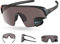 Fahrradbrille Herren & Damen mit Rückspiegel – Selbsttönende Radbrille UV400 – Winddichte Sportbrille für Rennrad & MTB – Fahrrad Brillen Herren Damen mit Spiegel (Smoke Grey)