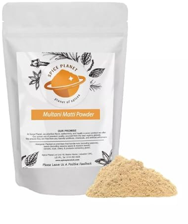 200g | Multani Mitti (Fuller’s Earth) Fine Powder Pure by Spice Planet® (200 Grams)