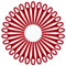 Ersatzmesser Rasentrimmer,50 PCS Rasenmäher-Kunststoffmesser 83mm Rasentrimmer Messer Kunststoff Rot Ersatzmesser Ersatzklingen Kompatibel mit Einhell GC-CT 18/24 Li Bosch ART23 LI Accutrim Easytrim