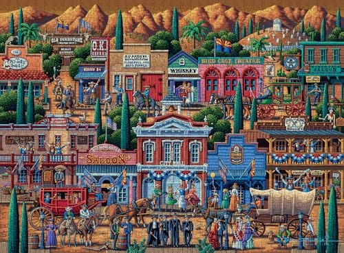 Buffalo Games - Eric Dowdle - Tombstone - 1000 Piece Jigsaw Puzzle for Adults Challenging Puzzle Perfect for Game Nights - Finished Puzzle Size is 26.75 x 19.75