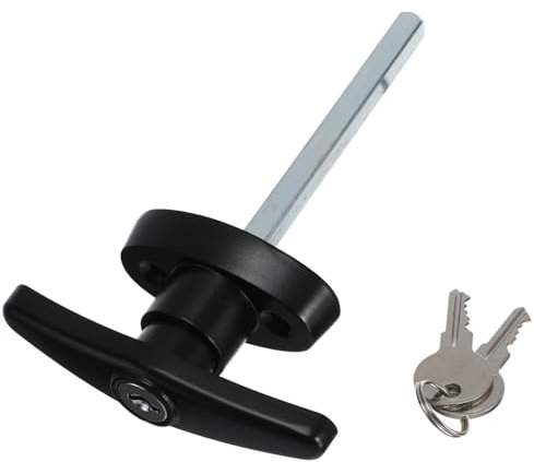 ANDRESLAD T Type Handle Cabinet Lock Secure Cam Lock for Cabinet Doors Electric Cabinet Locking Handle for Sheds Trailers & Cabinets Durable Design for Enhanced Security