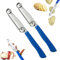 SSKHE 2pcs Couteau à trancher rapide, couteaux de découpe rapide avec ressort amovible, éplucheur de légumes fruits multifonctionnel, Couteau à trancher rapide, coupe-légumes