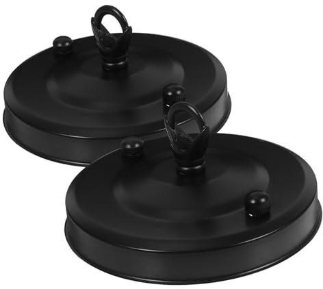 Alipis 2stücke Deckenplatte Für Kronleuchter Vintage Licht Baldachin Abdeckung Leuchtenzubehör Für Wohnzimmer Schlafzimmer Küche