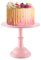 10 Inch Cake Stand Round Wedding Cake Stand Round Metal Event Party Display Stand Tower Pink for Party Wedding Birthday
