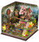 UINOFER DIY Gewächshaus Holz, Miniatur Garten Haus Selber Bauen mit Möbeln, Kreatives Bausatz Erwachsene, Modellbausatz für Erwachsene und Kinder (Magical Forest)