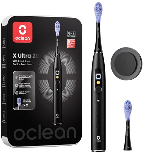 Oclean Elektrische Zahnbürste X Ultra 20, Schwarz