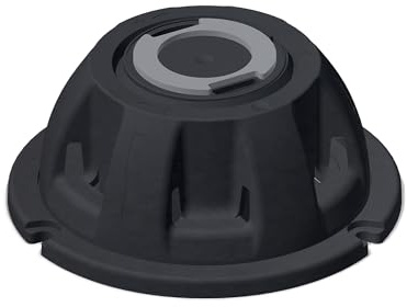 Bemis Lot de 4 Pieds de Receveur de Douche Robustes - Noir/Gris. Pieds de Douche en Plastique à Hauteur Réglable, avec Patins Antidérapants. Pieds en Plastique Durables pour Receveurs de Douche