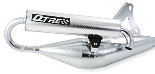 Tecnigas Q-Tre chrom/chrom Tuning Sport Auspuff Jetforce 50 C-Tech/Auspuff Citystar 50 (2-Takt)