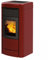 Italiana CAMINI 805260 ITC layma Idro 18 KW acqua fuehrender stufa pellet Acciaio Bordeaux