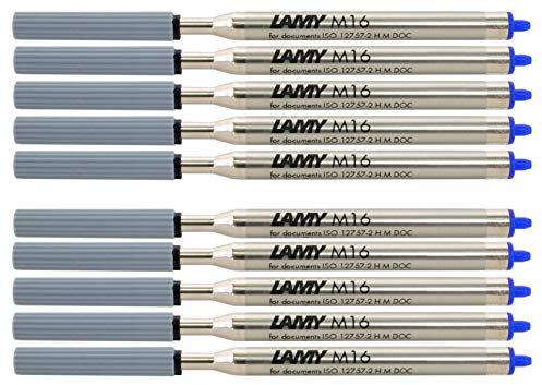 Lamy M16 Kugelschreiber-Großraummine (10 x Blau)