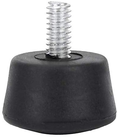 Universal Anti-slip M8 Rubber Spike Foot Pad,Portable Stable 1/4in/ 3/8in Foot Pad Photography Accessory for Tripod Monopod,Outdoor/Indoor Shooting(1/4 Inch)