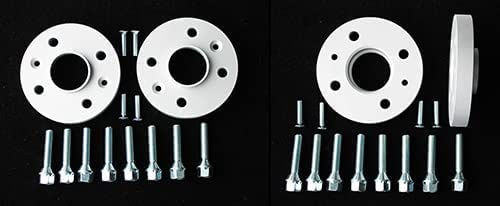 Distanziali Ruote auto da mm.20 per Panda 141 750 4 Distanziali kit con Set bulloni testa 19 - O-P2010C