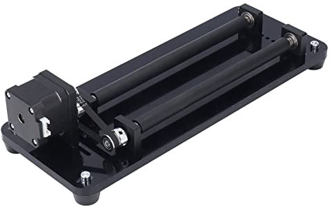 Laser Rotary Roller, 360 Degree Rotating 3 Level Width Adjustment Engraving Roller, 195mm Length and 30~200mm Diameter, for Engraving Machine Engraver