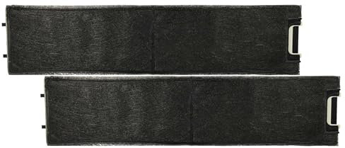 vhbw 2x Filter Aktivkohlefilter kompatibel mit Miele DA 3356-55, DA 3360, DA 3360-60, DA 3366, DA 3366-60 Dunstabzugshaube - 49 x 11,3 x 2,8 cm