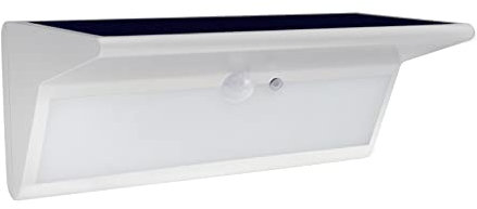 MHAZDZE Luz Solar Exterior, 800lm 46LED, Luz de seguridad Exterior Impermeable IP65, luz de pared seguridad con detector de Movimiento y 4 Modos, es apta para jardines, Patios y garajes.