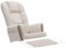 Glider Rocker Replacement Cushions, 5PCS Velvet Glider Rocking Chair Cushions with Storage Pocket, Washable Glider Cushions Replacement Set for Use in Glider Rocking Chai (Color : Beige)