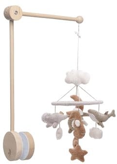 Jollein Mobile - Deepsea - Mit Unterwassertieren - Für Mädchen und Jungen - Für Babybett und Kinderbett