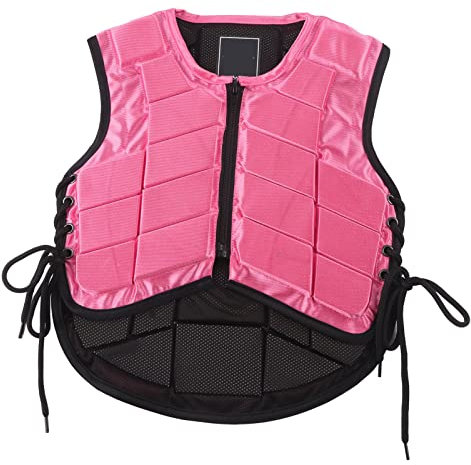 SPYMINNPOO Chaleco Ecuestre para Niños, Chaleco Ecuestre Unisex Profesional EVA Acolchado Seguridad Equitación Equipo Protector Protector Corporal para Niñas Niños (CS), SPYMINNPOOfv9zd1xgky-11