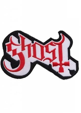 Ghost Red Rot Heavy Metal Band Patch Badge Embroidered Iron on Applique Patch Accessory