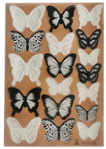 JEYORZY 18 PCS Farfalla Adesive da Parete Combinazione 3D Wall Stickers Home Decoration, Adesivi Murali Decorazione da Muro per Casa/Hotel/Salotto/Camera da Letto/Cucina