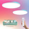 BrightFly Deckenlampe LED, Dimmbare RGB Lampe mit Fernbedienung, Deckenlampe Farbwechsel 3000K-6500K Party Deckenlampe Dimmbar für Wohnzimmer Schlafzimmer Kinderzimmer 2 Stück