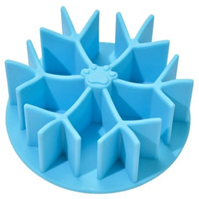 Dog Slow Feeder Insert - Food Grade Silicone Bowl Insert - Suction Cup Design for Slower Eating | Machine Washable, Slow Feeding Design, Ideal for Dogs