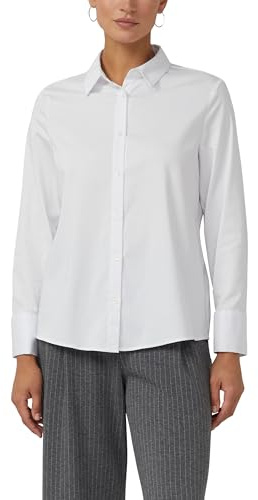 s.Oliver Popeline-Bluse mit Umschlag an den Manschetten