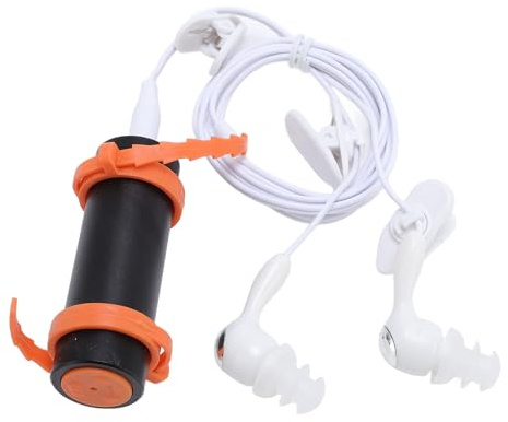 XUMIUZIY Wasserdichter MP3-Player, IPX8 Schwimmen MP3-Player mit 8GB Speicher und Wasserdichten Ohrhörern, Zum Schwimmen Tauchen Laufen Surfen Skifahren Kajak (Black)