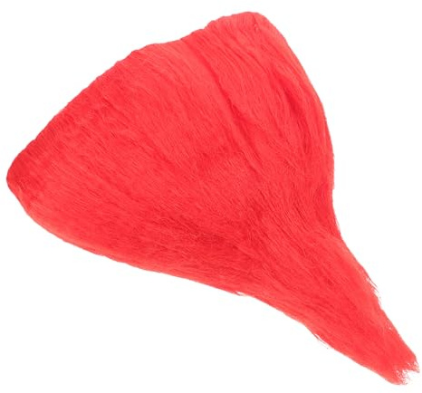 LIGIGWASH Genius Karnevalsperücke Rote Flammenform Cosplay Haarschmuck aus K-seide für Trollfestival Halloween Faschingskostüm Damen