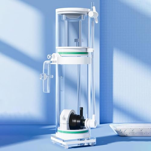 Aquarium Protein Skimmer with Adjustable Bubbles and DC Pump for Saltwater and Freshwater Tanks