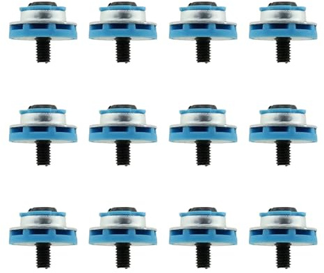 12pcs Hard Drive Mounting Screws for HP 2.5 Inch HDD 6000 6005 Pro 8000 8100 EliteDesk ProDesk G1 G2 Isolation Grommet Anti-Vibration Mute Bolts